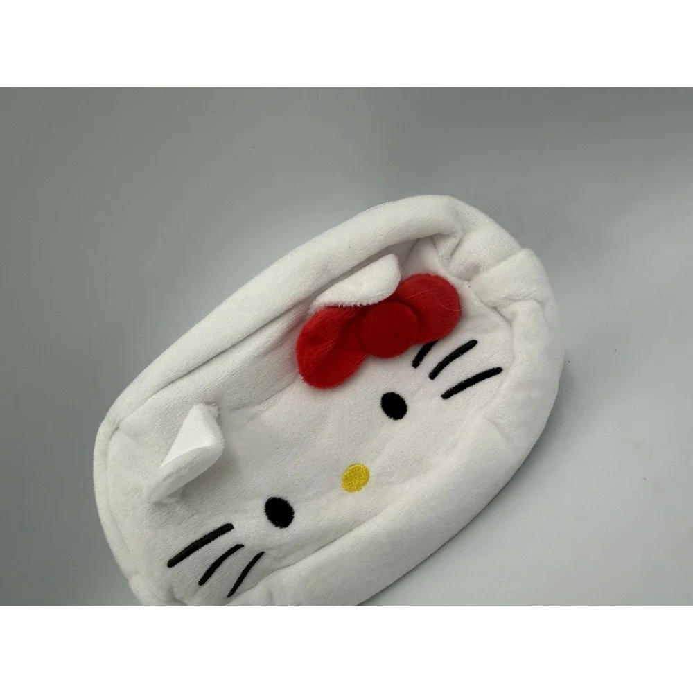 NEW Cute White Hello Kitty Cosmetic Makeup Bag Organizer Pen Pencil Case Gift
